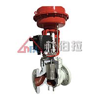 气动低噪音笼式调节阀