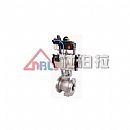 气动偏芯半球阀