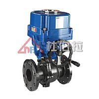 电动O型调节球阀